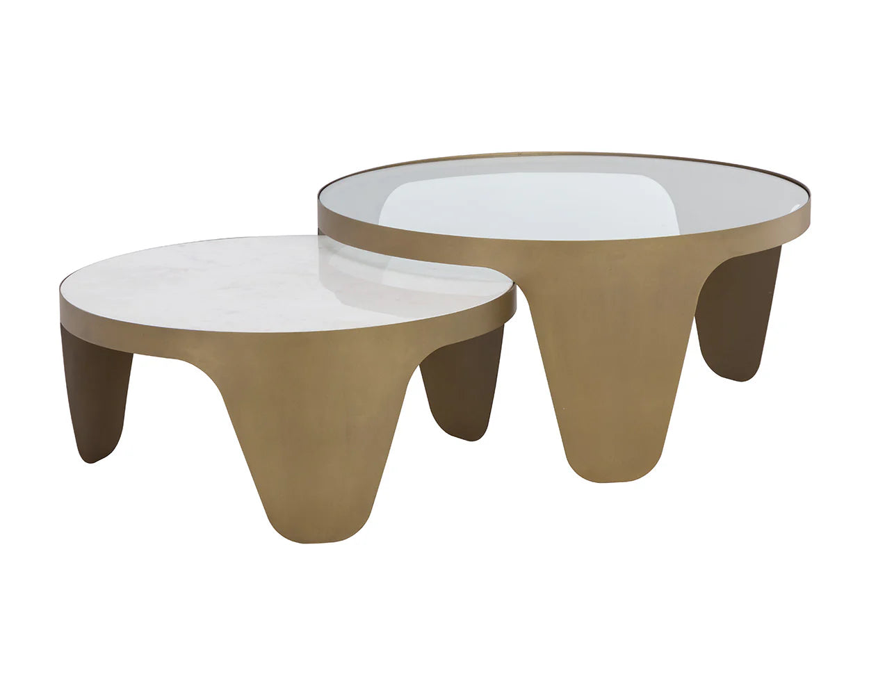 Sunpan Furniture - Mysaria Nesting Coffee Tables (Set Of 2)