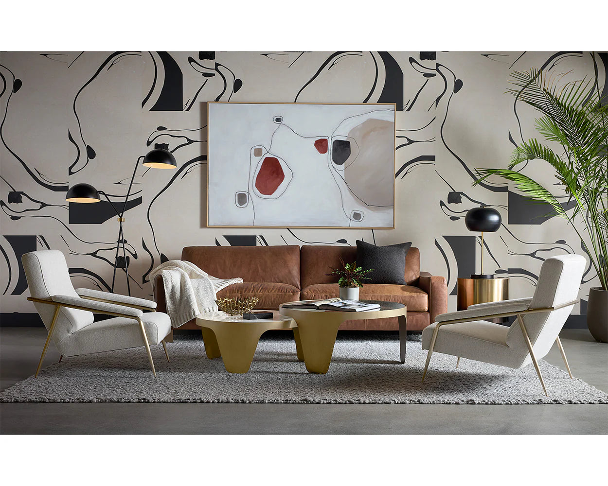 Sunpan Furniture - Mysaria Nesting Coffee Tables (Set Of 2)