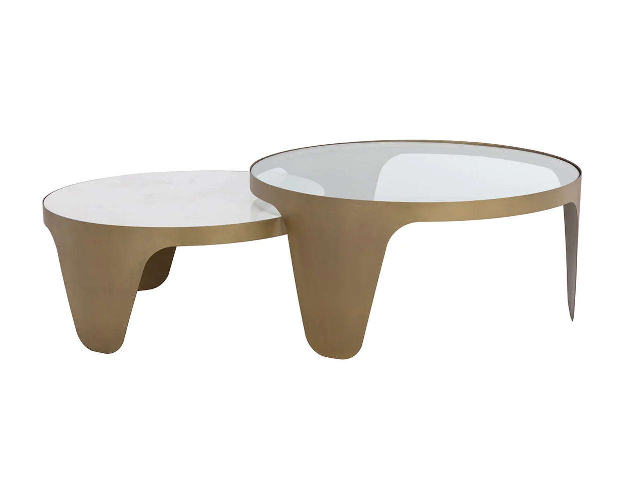 Sunpan Furniture - Mysaria Nesting Coffee Tables (Set Of 2)