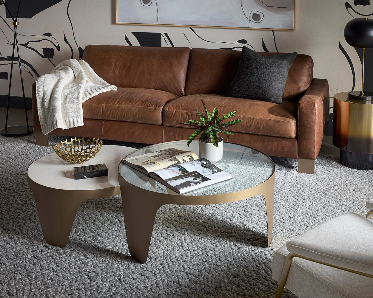 Sunpan Furniture - Mysaria Nesting Coffee Tables (Set Of 2)
