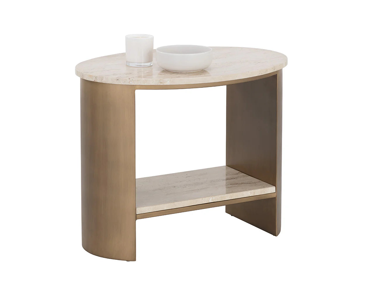 Sunpan Furniture - Roshni Side Table - Oval