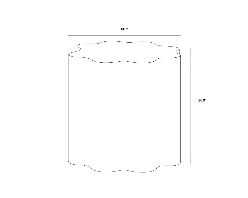 Sunpan Furniture - Dahlia Side Table