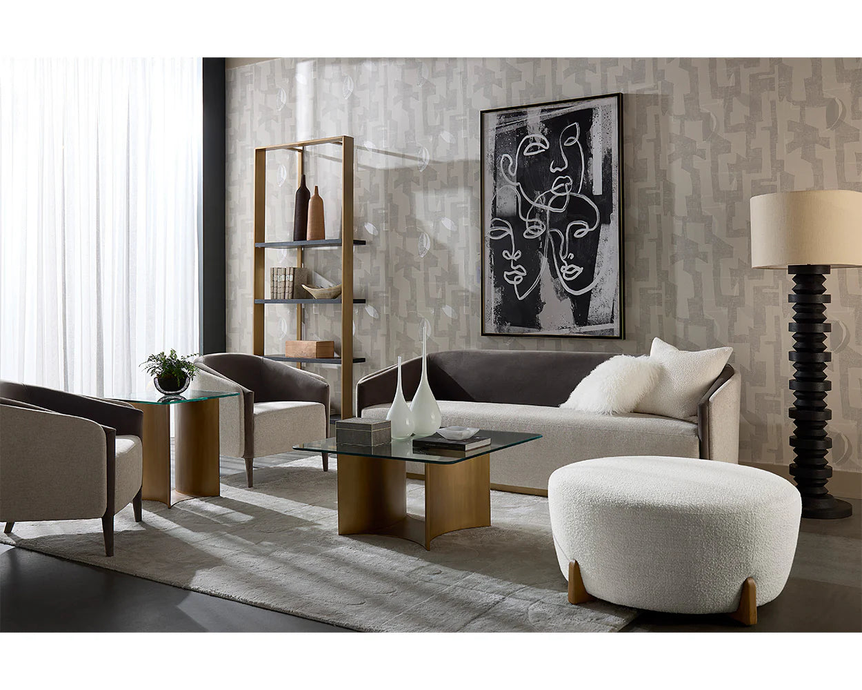Sunpan Furniture - Sheva Sofa