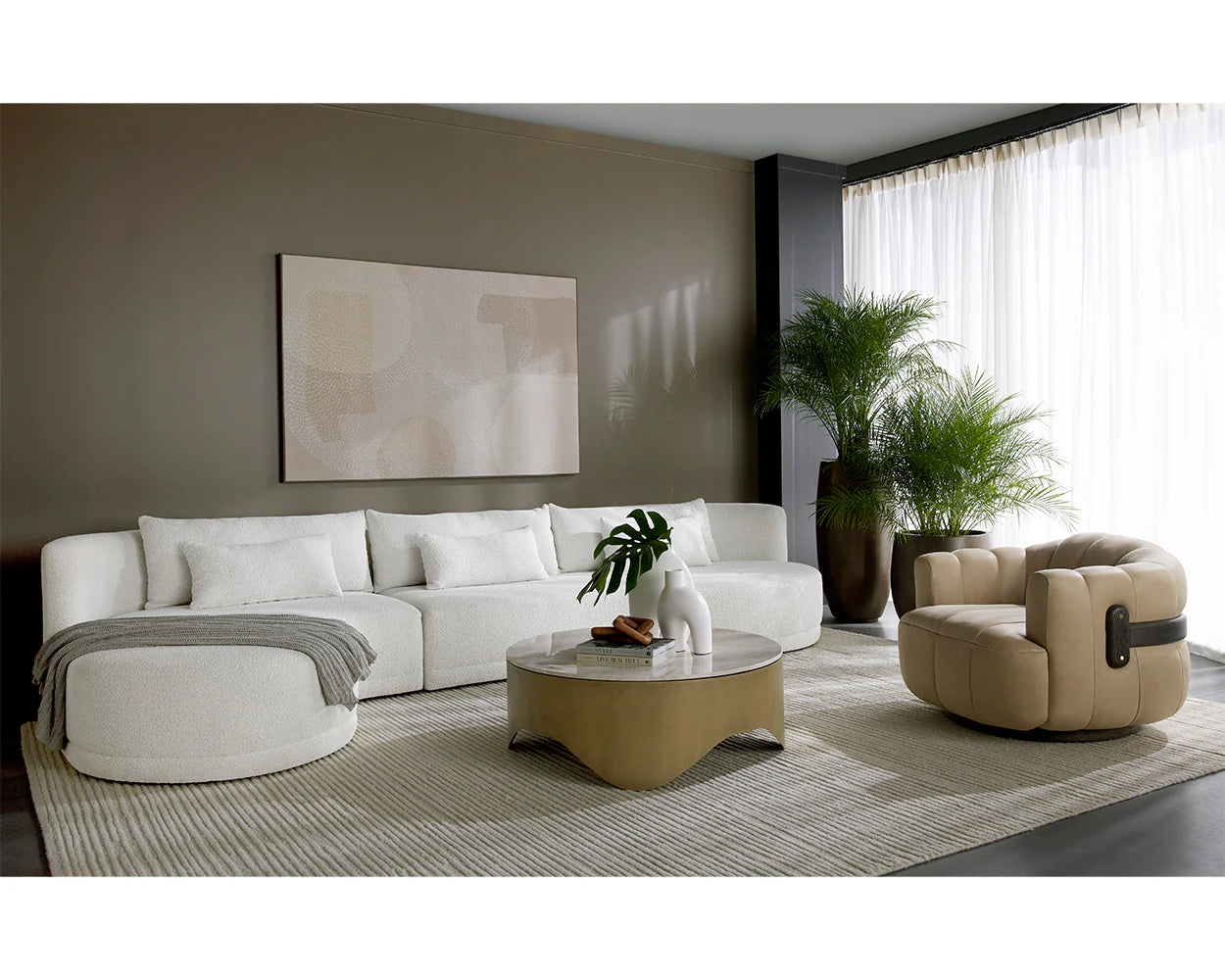 Sunpan Furniture - Laken Sofa Chaise - Laf