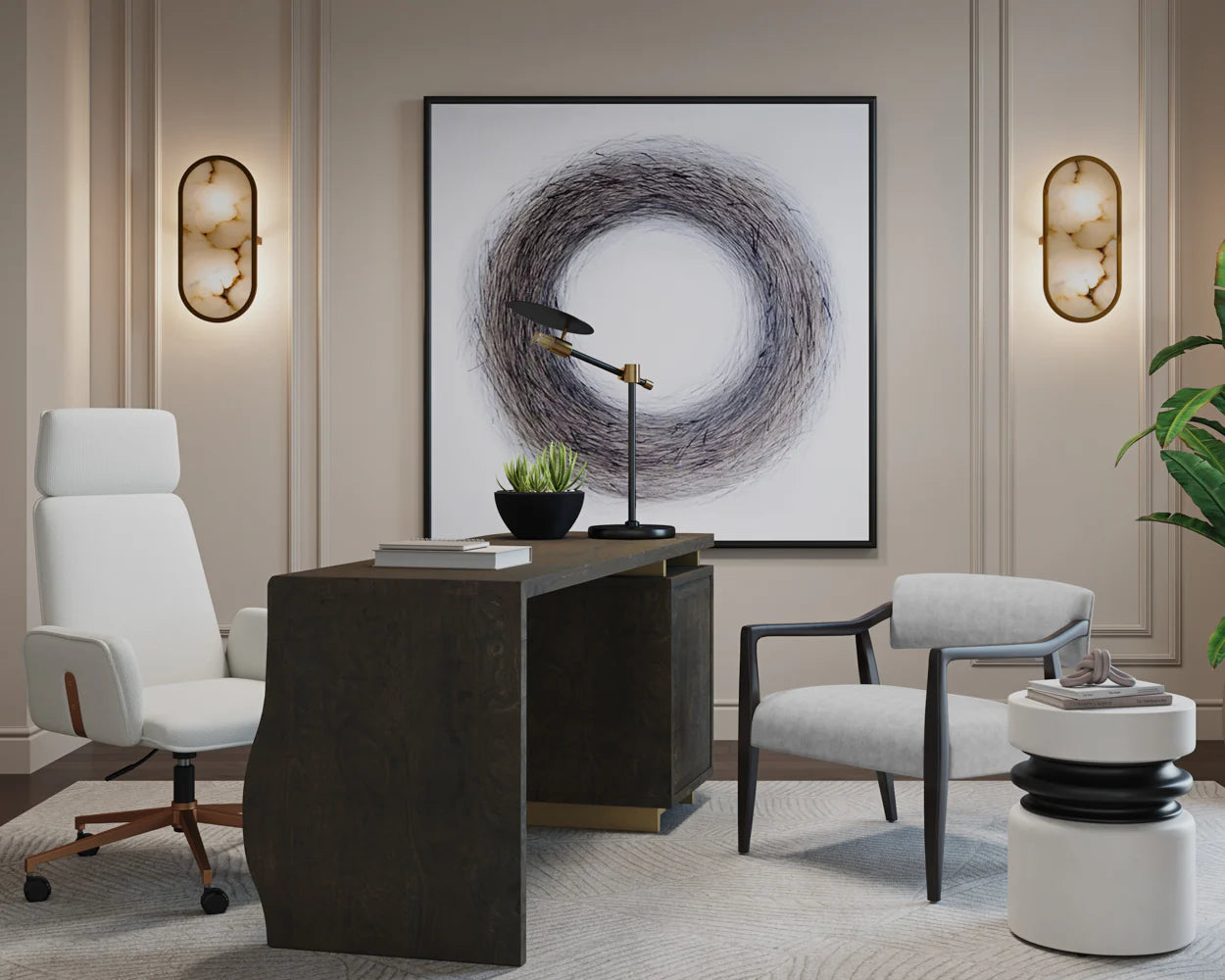 Sunpan Furniture - Sumie End Table