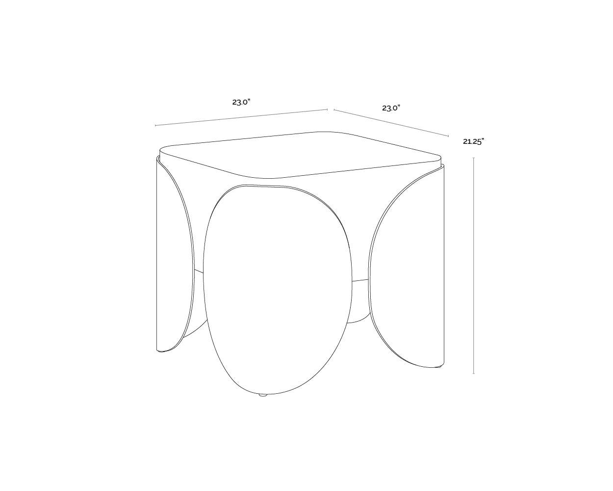 Sunpan Furniture - Amarula Side Table