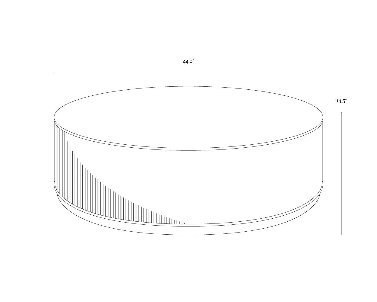 Sunpan Furniture - Kalla Coffee Table - Round