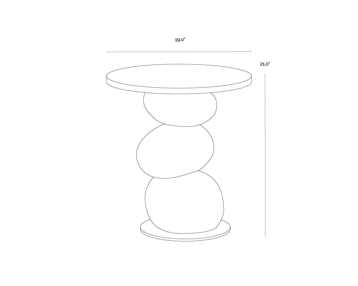 Sunpan Furniture - Paplo End Table - Black
