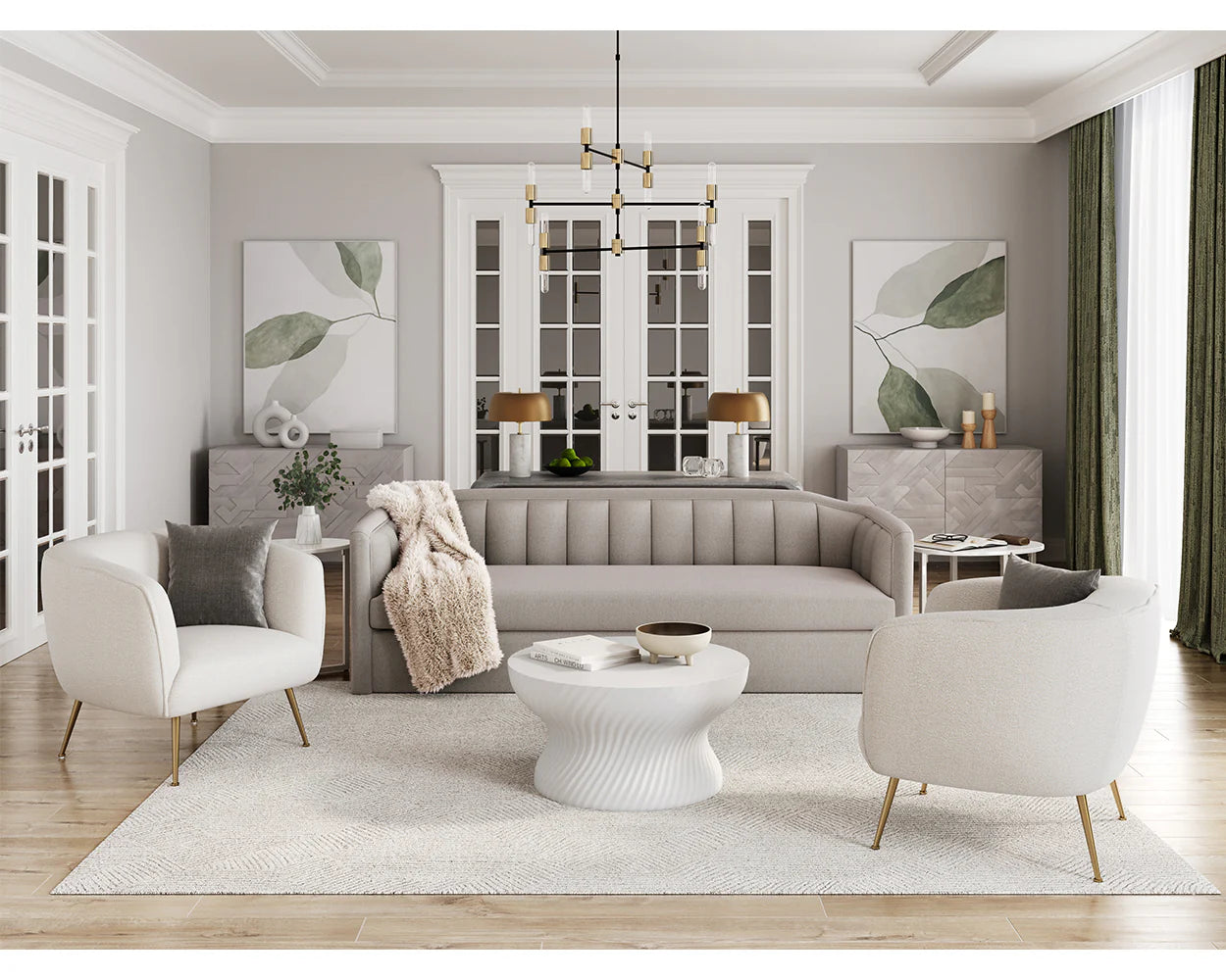 Sunpan Furniture -Birrit Sofa