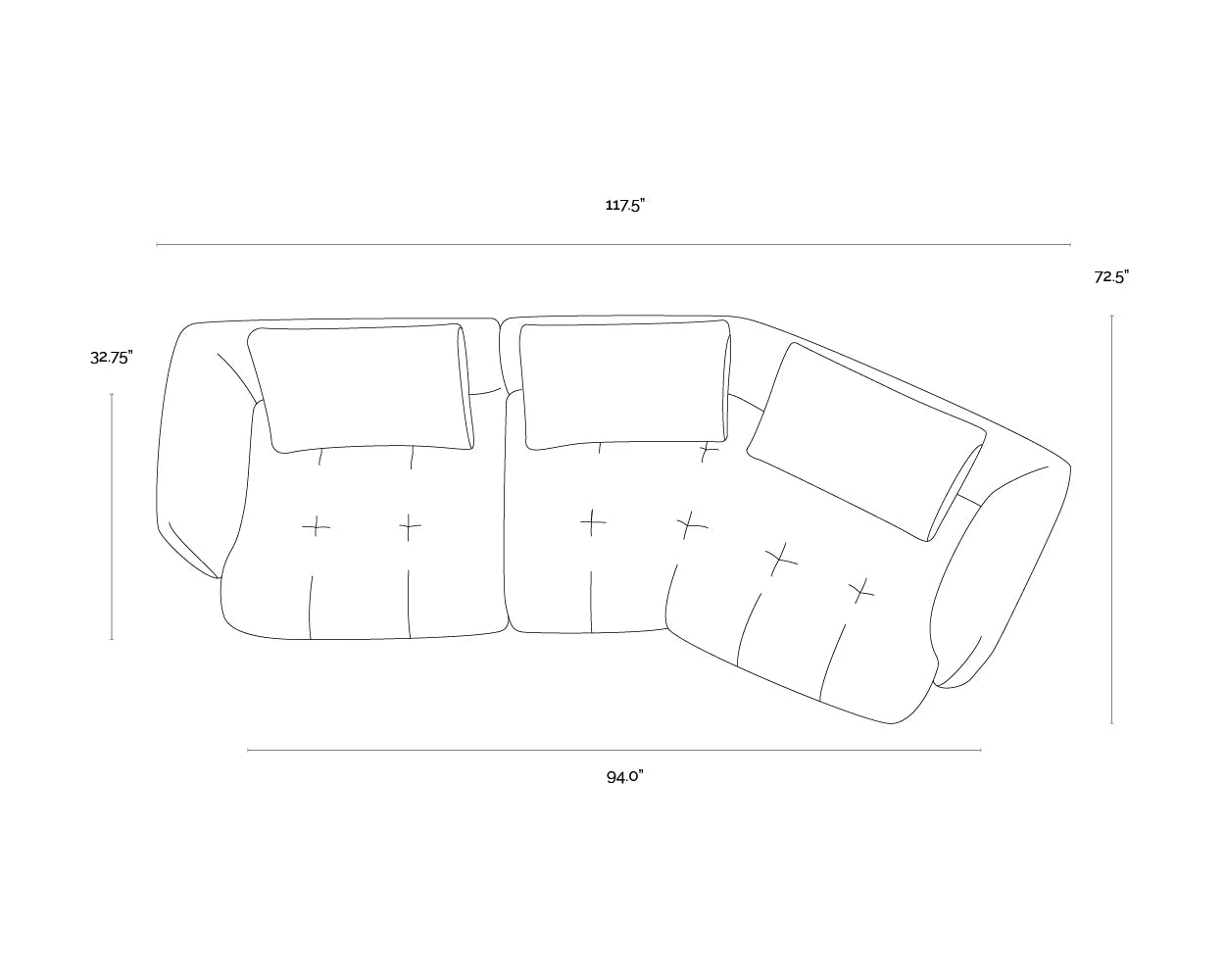 Sunpan Furniture - Emmeline Sofa