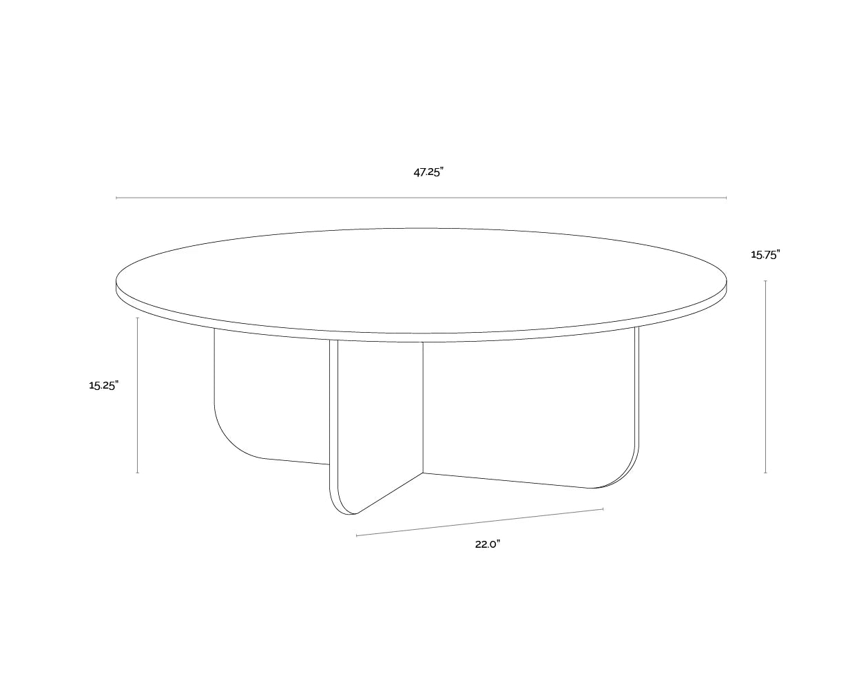 Sunpan Furniture - Bonita Coffee Table