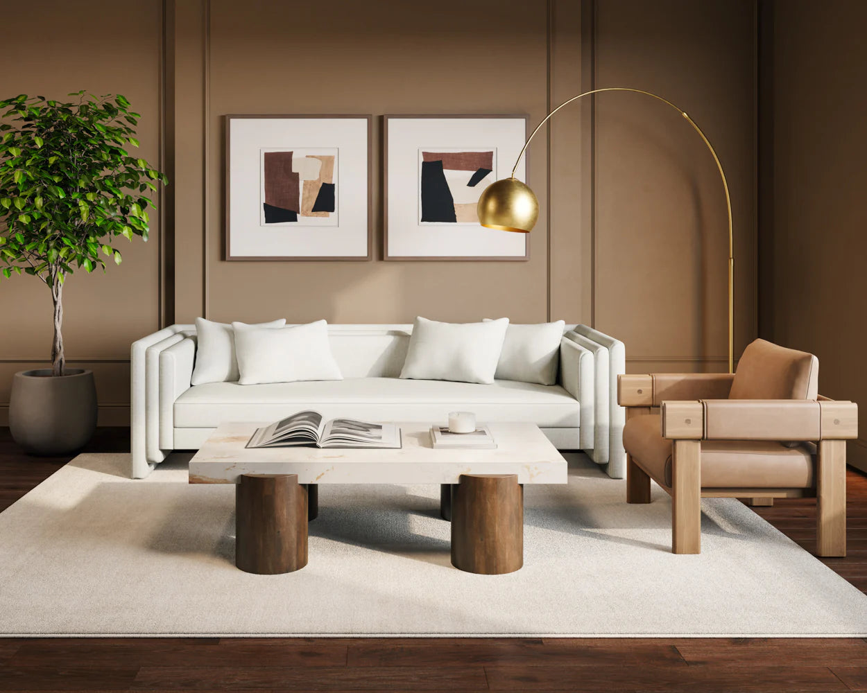 Sunpan Furniture -Ardi Coffee Table