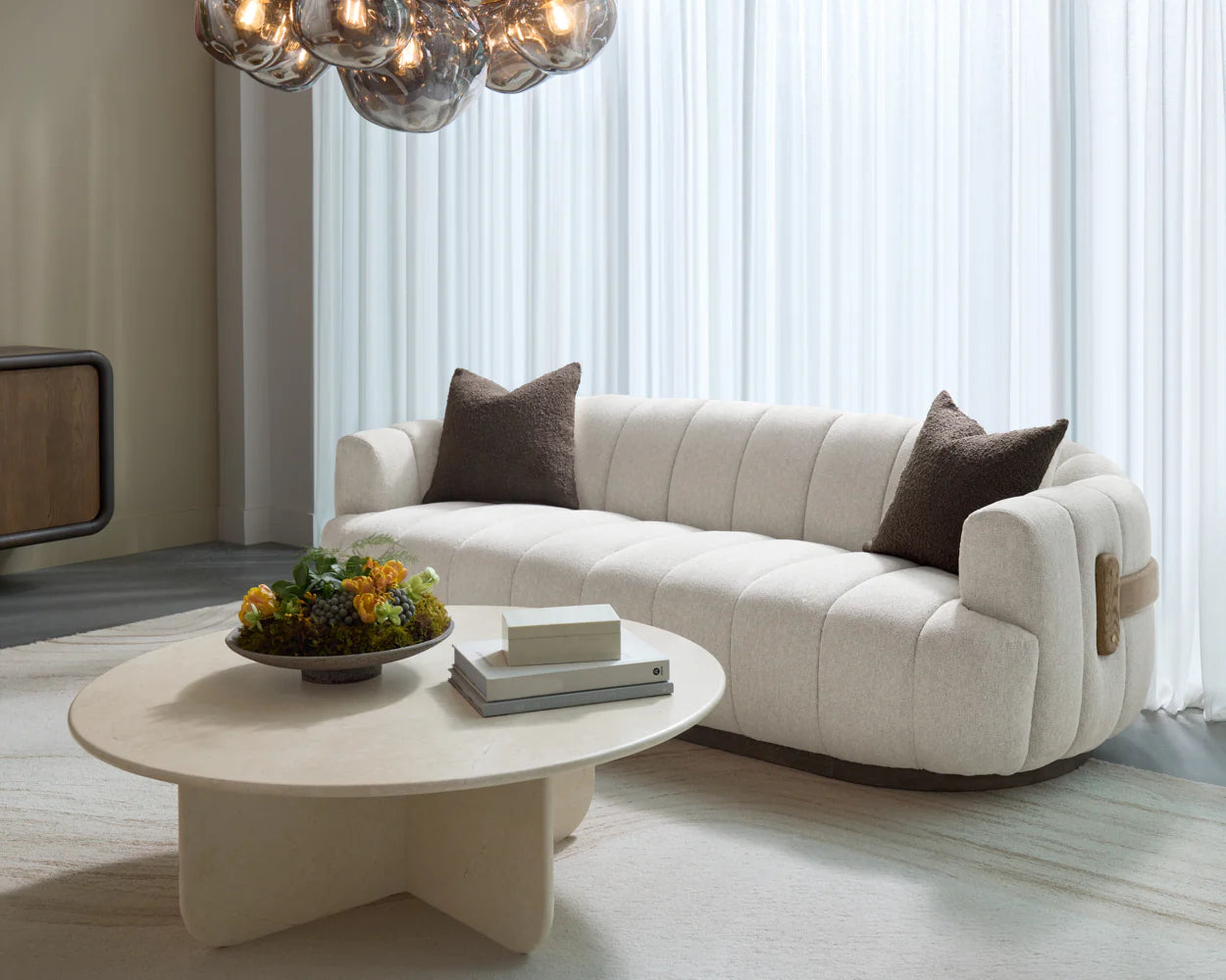 Sunpan Furniture - Tadeo Sofa - Warm Brown