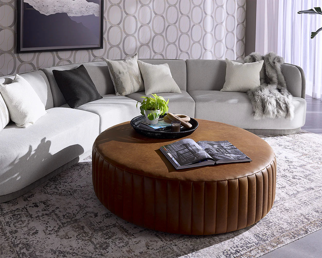 Sunpan Furniture - Divano Ottoman