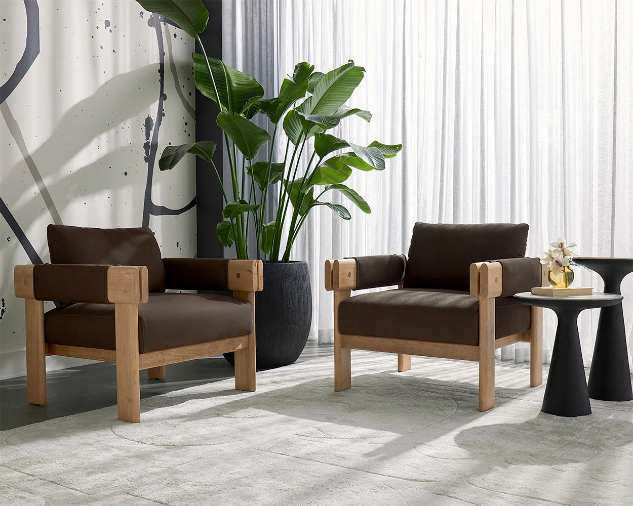 Sunpan Furniture - Chizu Nesting End Tables (Set Of 2)
