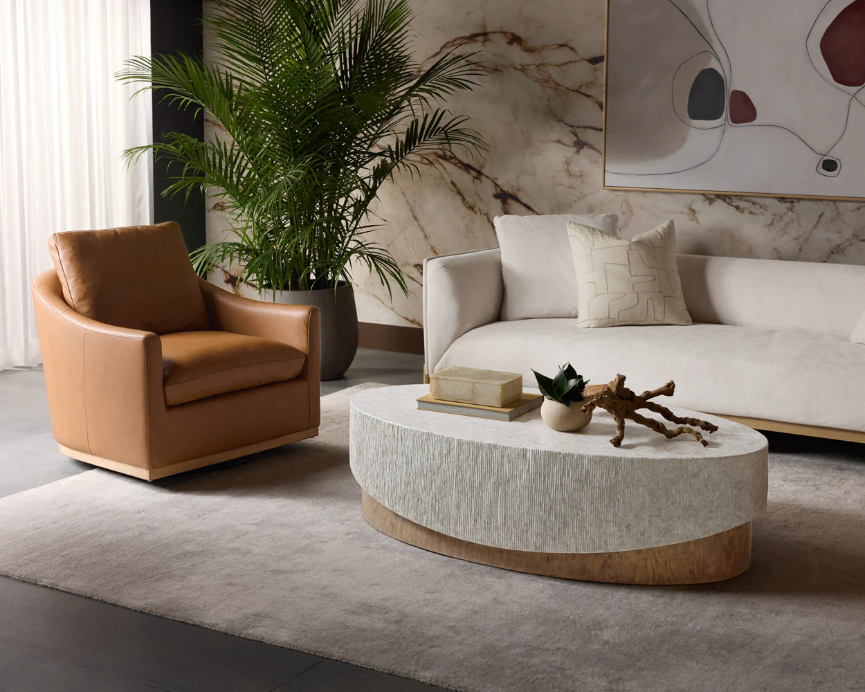 Sunpan Furniture - Leda Coffee Table
