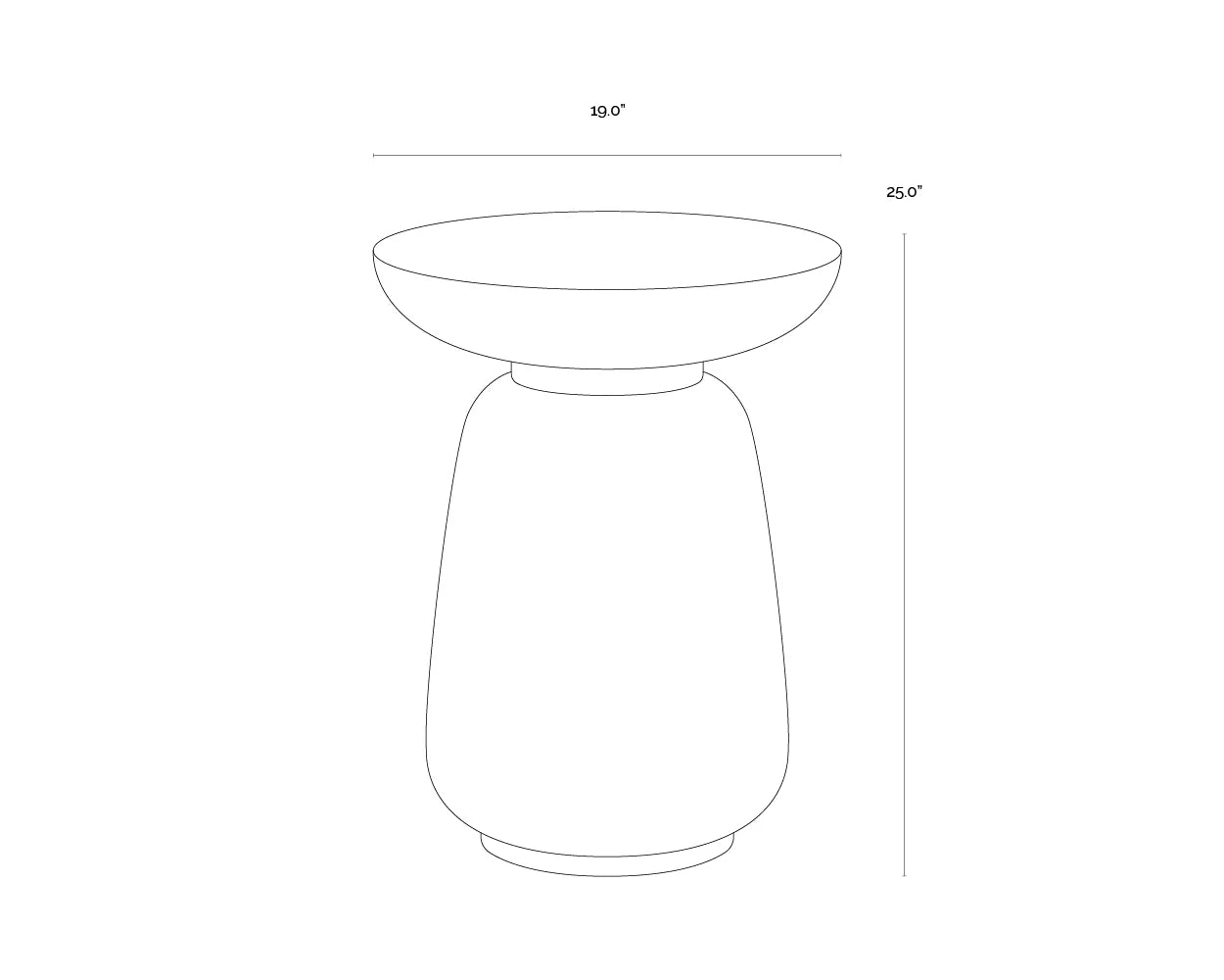 Sunpan Furniture - Hali End Table