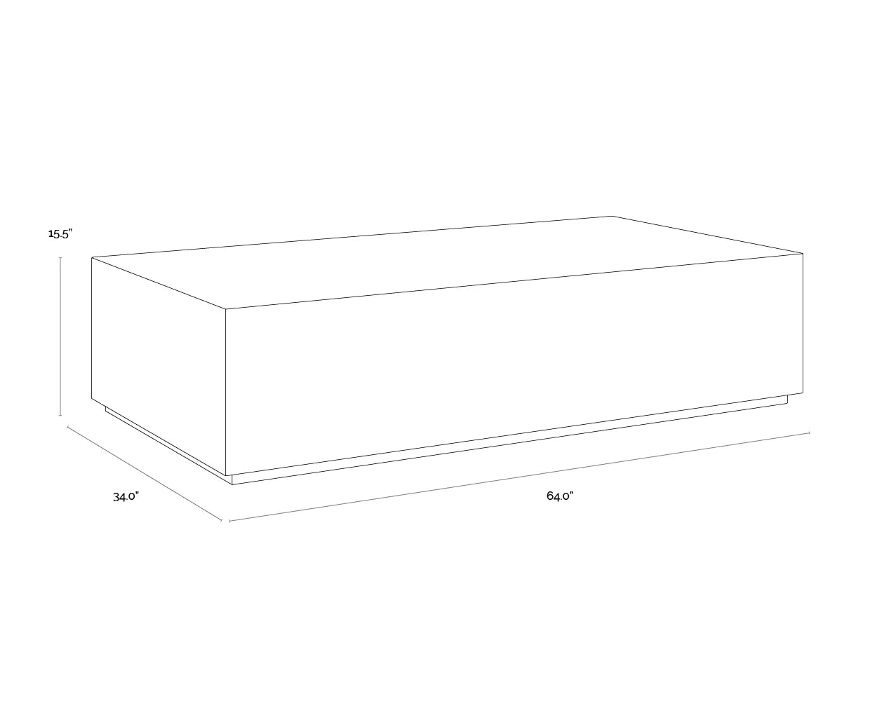 Sunpan Furniture - Laros Coffee Table