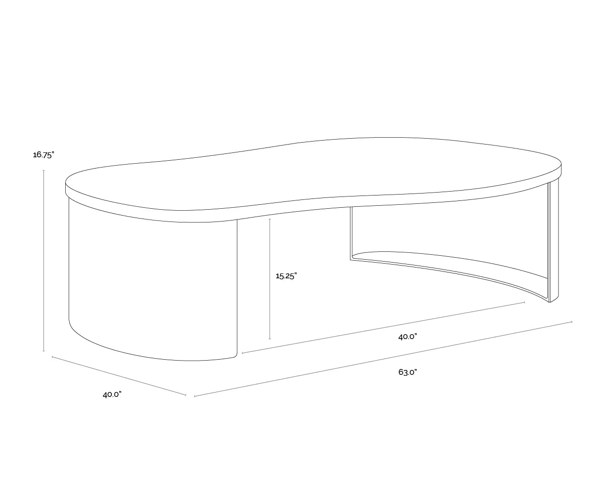 Sunpan Furniture - Nafisa Coffee Table