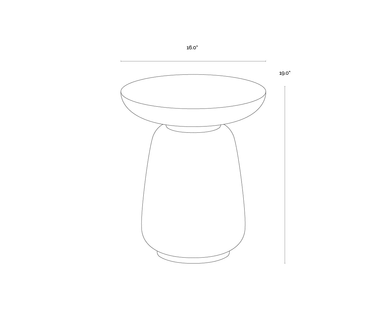 Sunpan Furniture - Kiri End Table