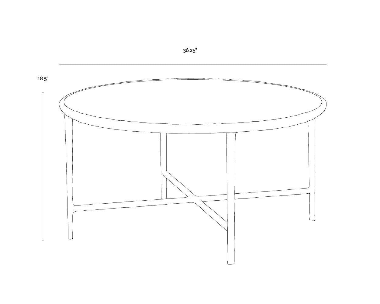 Sunpan Furniture - Riyaz Coffee Table
