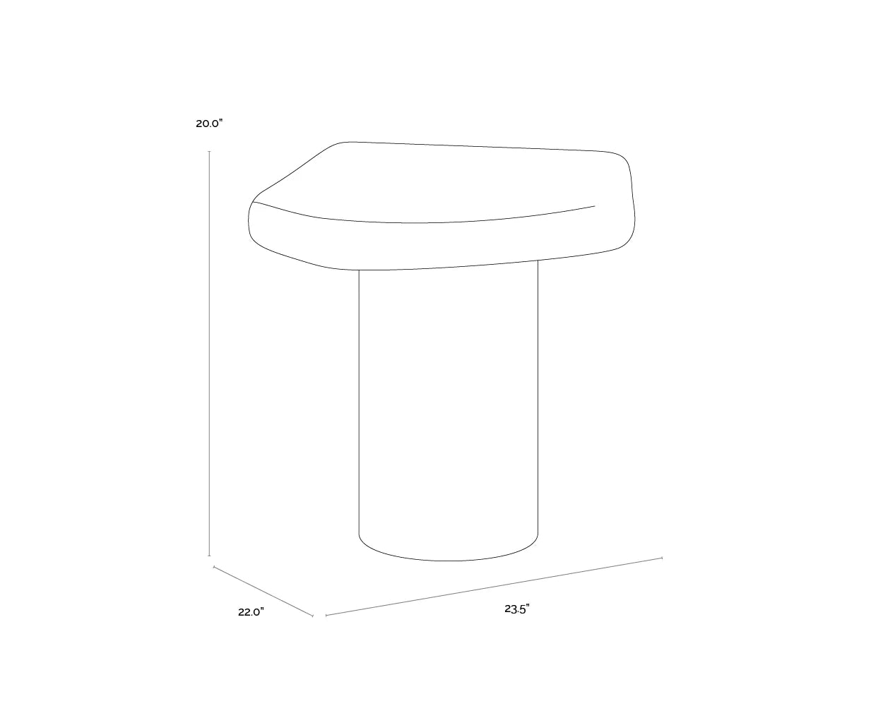 Sunpan Furniture - Detti End Table