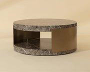 Sunpan Furniture - Cavette Coffee Table - Marble Look