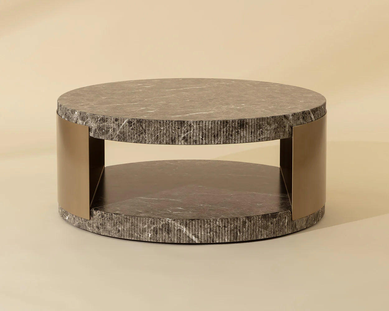 Sunpan Furniture - Cavette Coffee Table - Marble Look