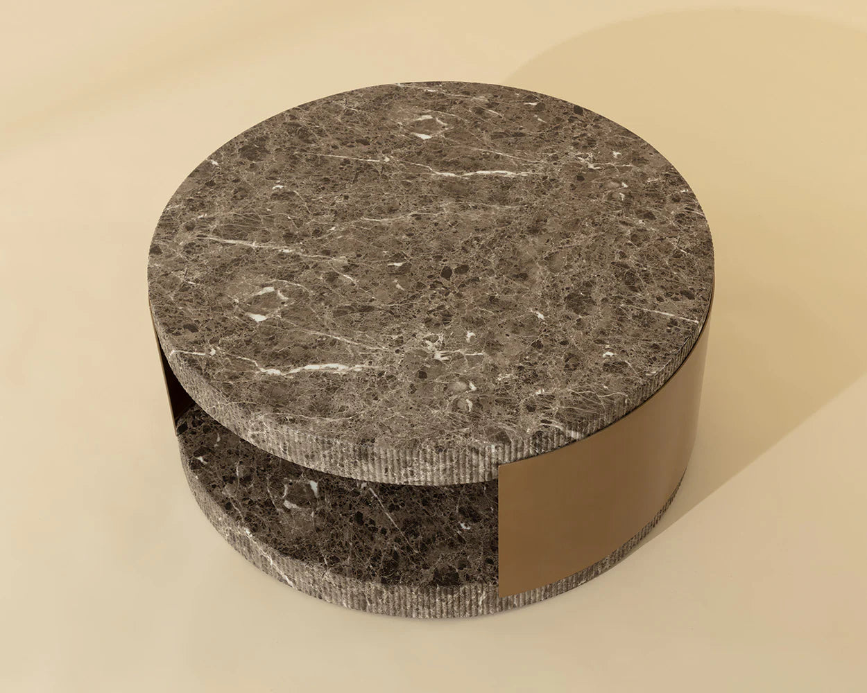 Sunpan Furniture - Cavette Coffee Table - Marble Look