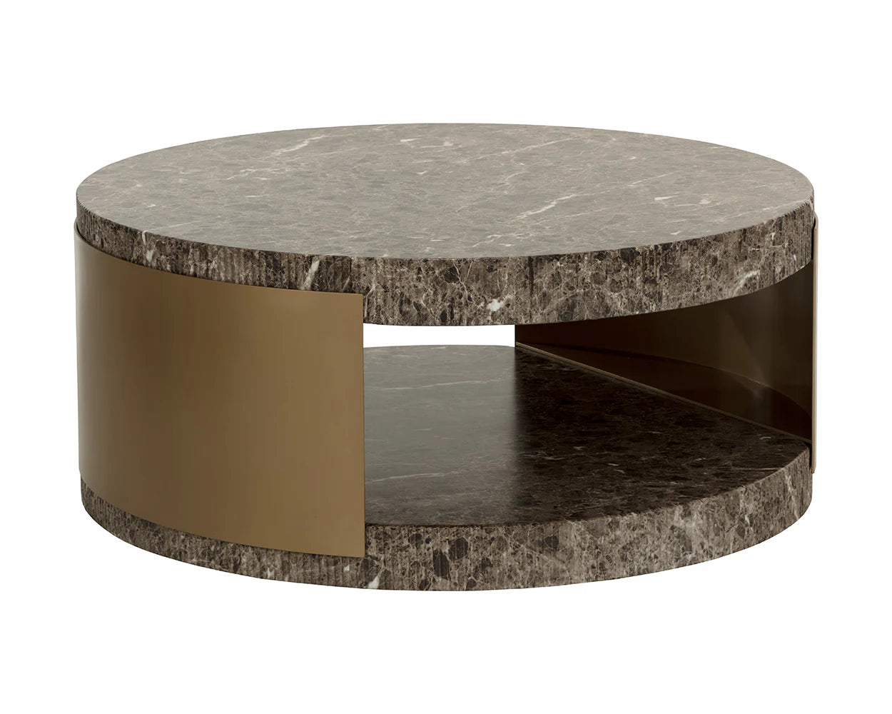 Sunpan Furniture - Cavette Coffee Table - Marble Look