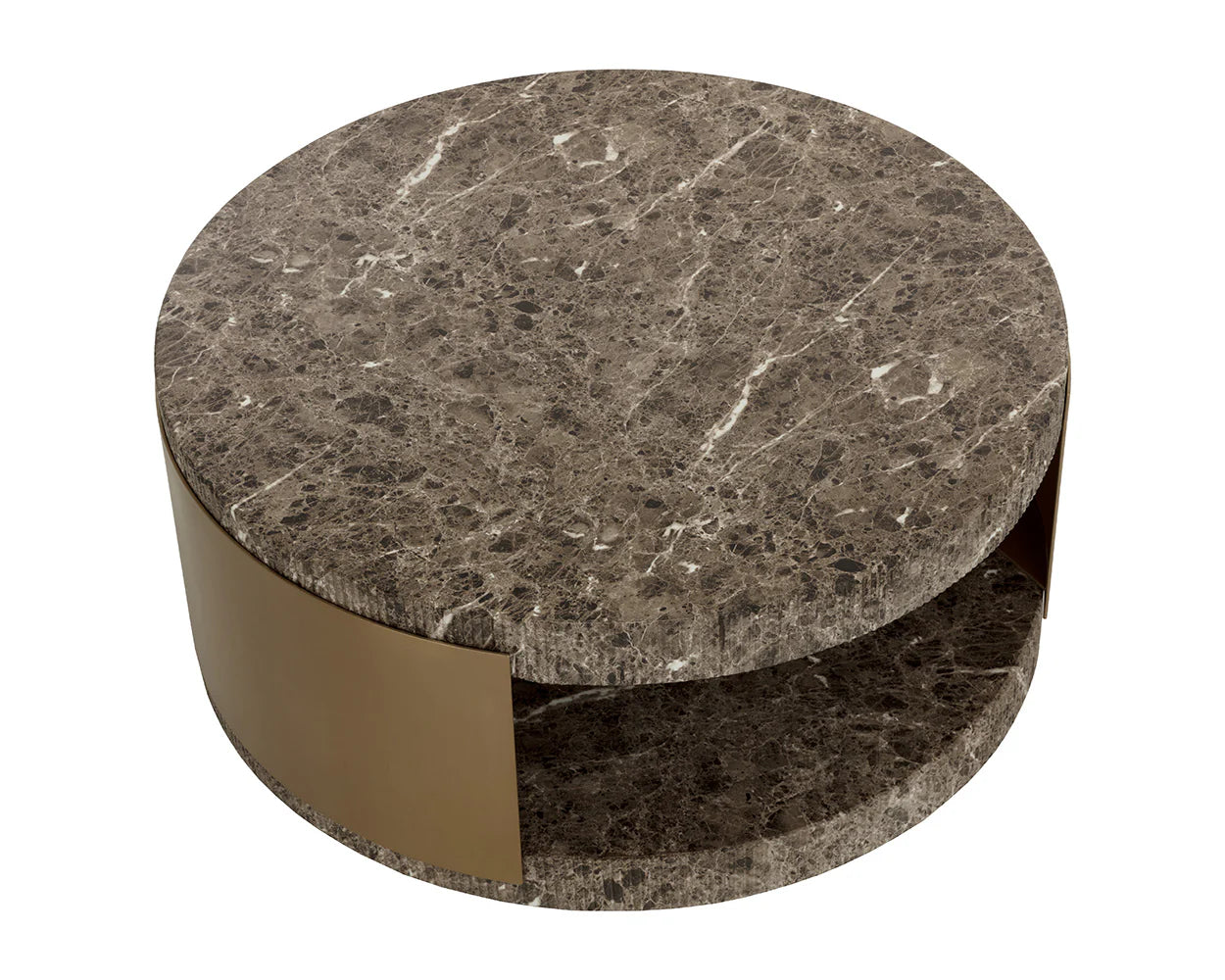 Sunpan Furniture - Cavette Coffee Table - Marble Look