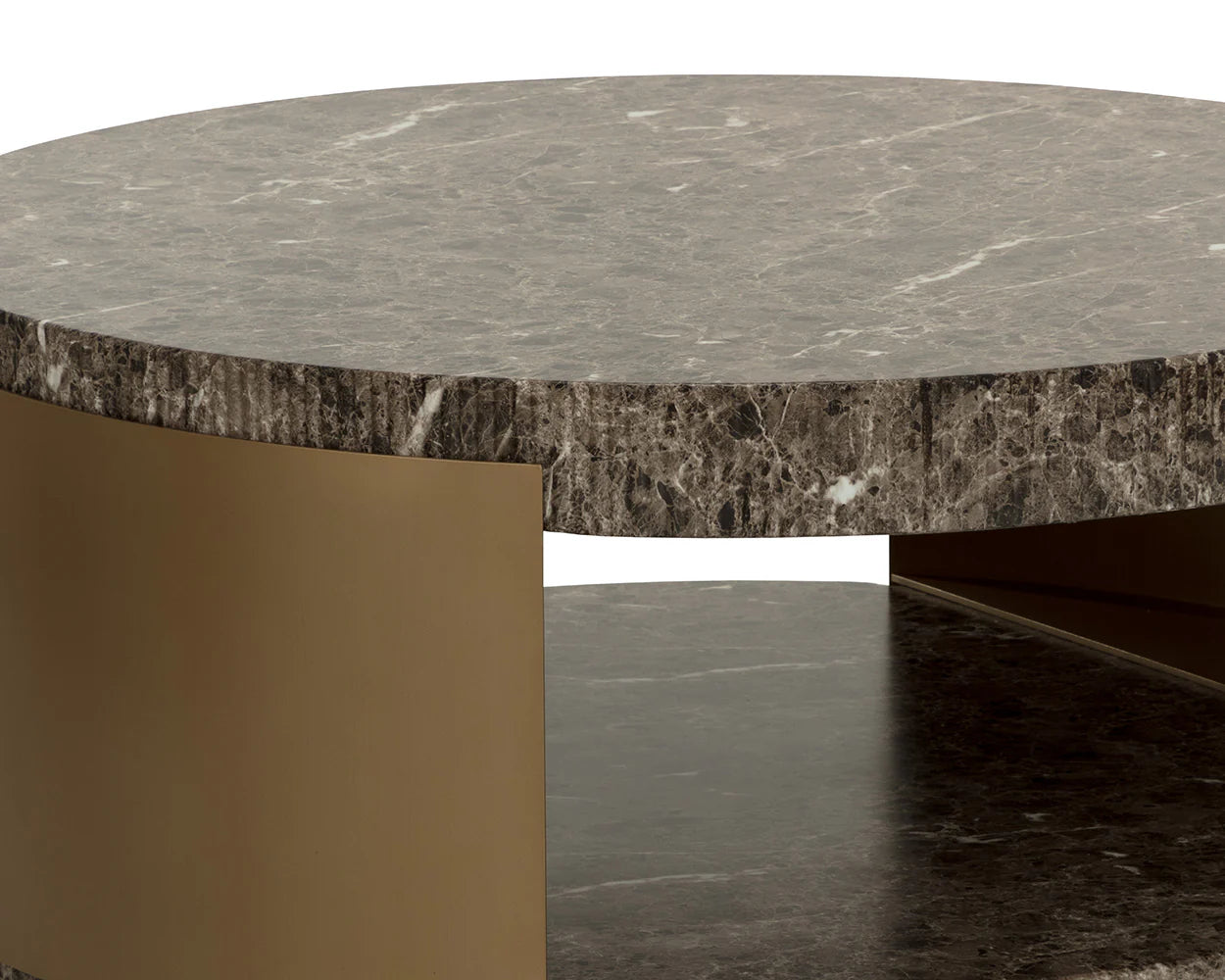 Sunpan Furniture - Cavette Coffee Table - Marble Look