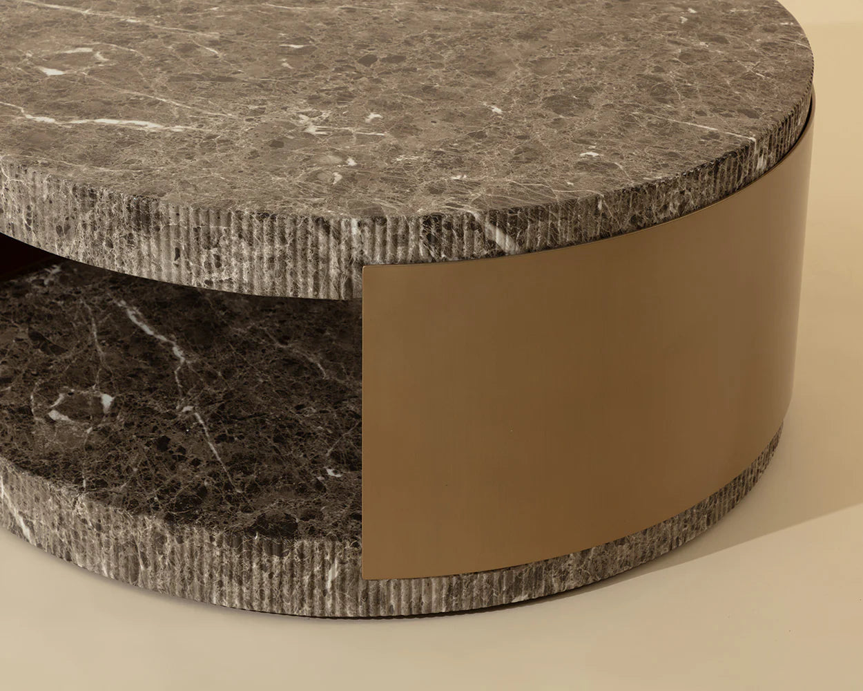 Sunpan Furniture - Cavette Coffee Table - Marble Look