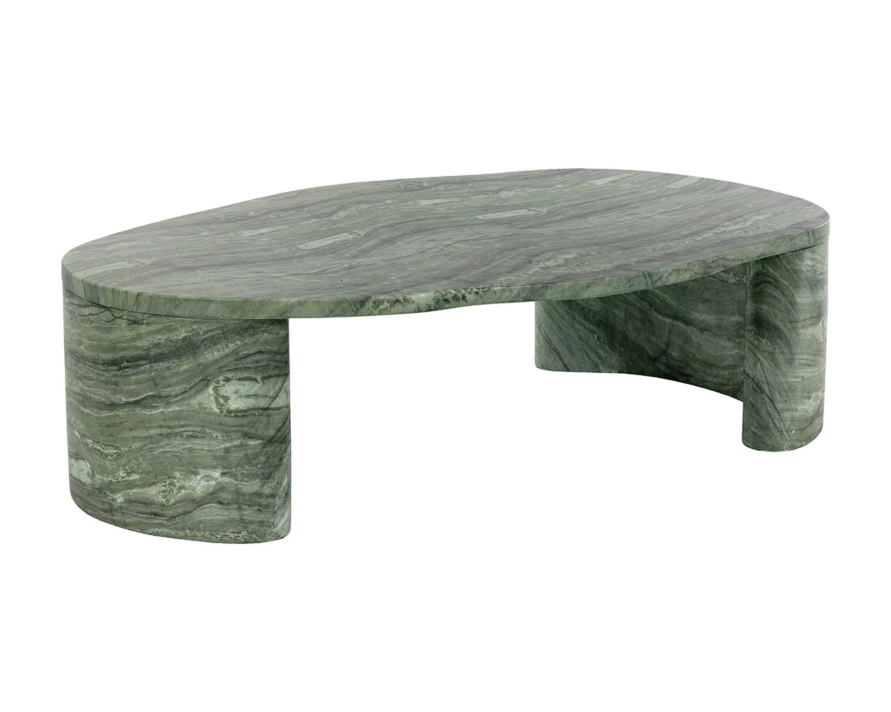 Sunpan Furniture - Savinah Coffee Table - Marble Look