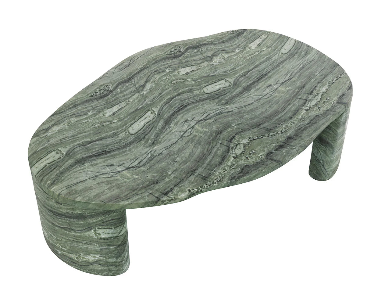 Sunpan Furniture - Savinah Coffee Table - Marble Look