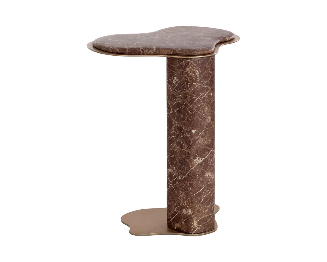 Sunpan Furniture - Isola End Table - Marble Look
