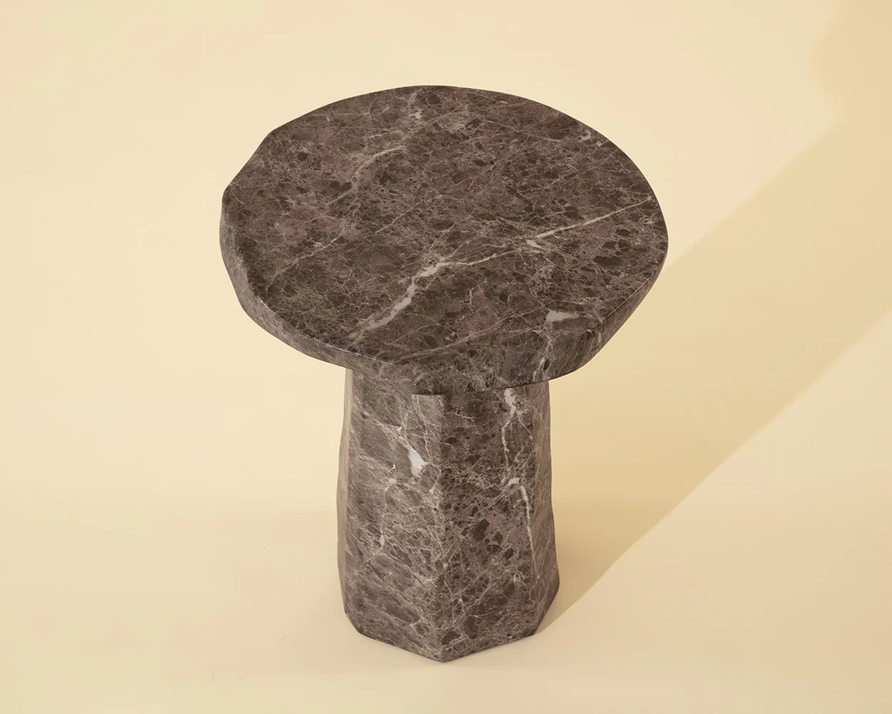 Sunpan Furniture - Baldur End Table - Marble Look