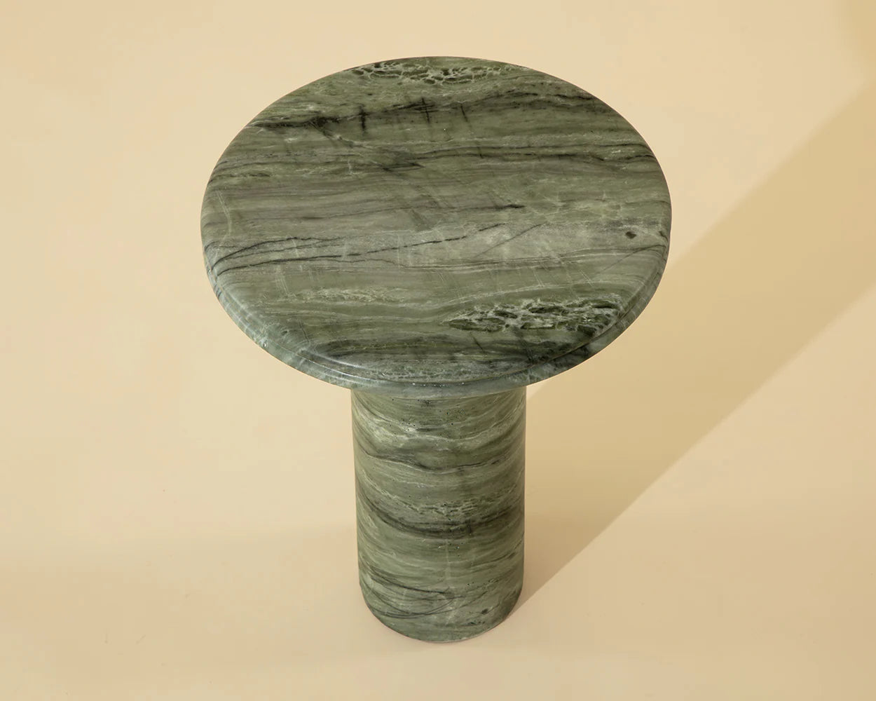 Sunpan Furniture - Bastion End Table - Marble Look