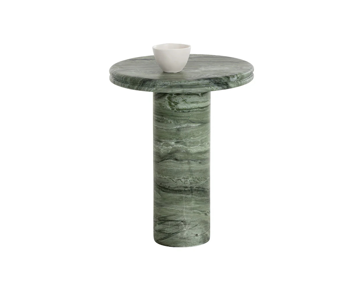 Sunpan Furniture - Bastion End Table - Marble Look