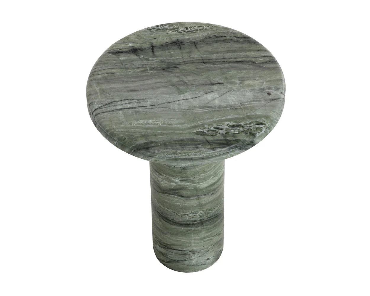 Sunpan Furniture - Bastion End Table - Marble Look