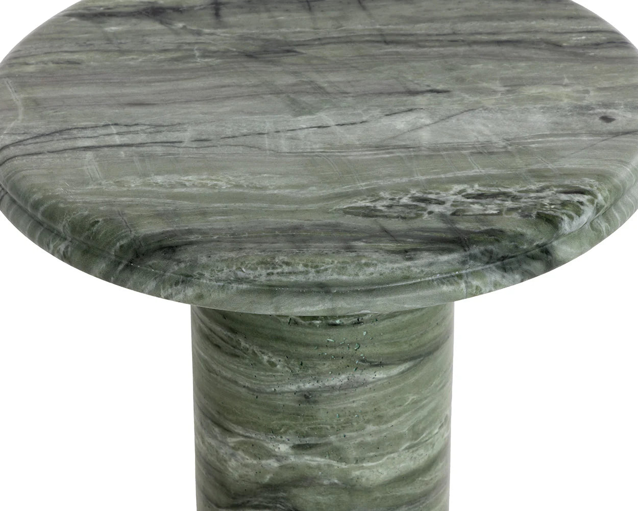 Sunpan Furniture - Bastion End Table - Marble Look