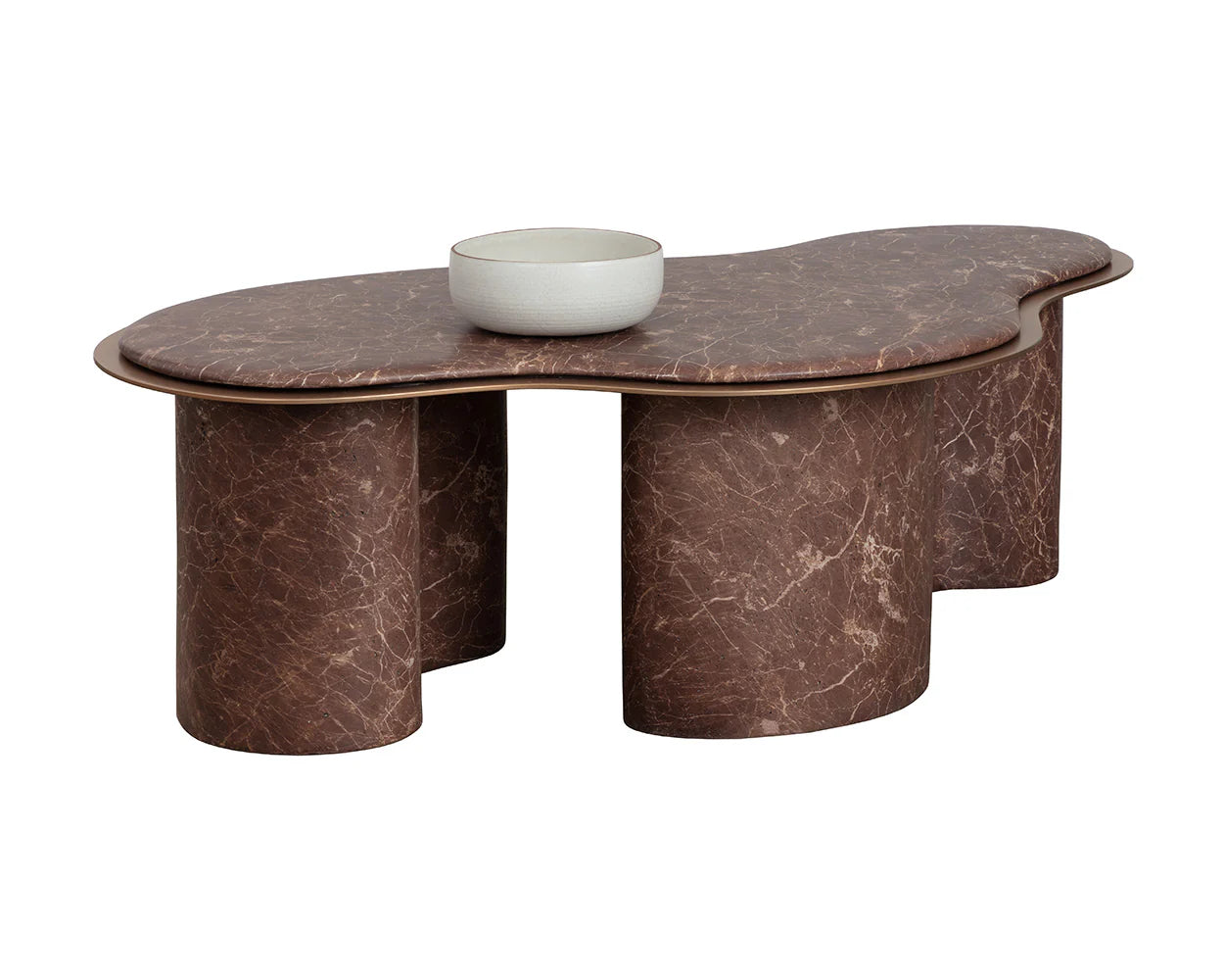 Sunpan Furniture - Isola Coffee Table - Marble Look