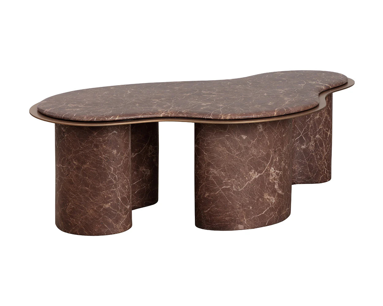 Sunpan Furniture - Isola Coffee Table - Marble Look