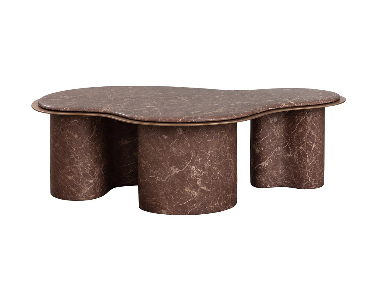 Sunpan Furniture - Isola Coffee Table - Marble Look