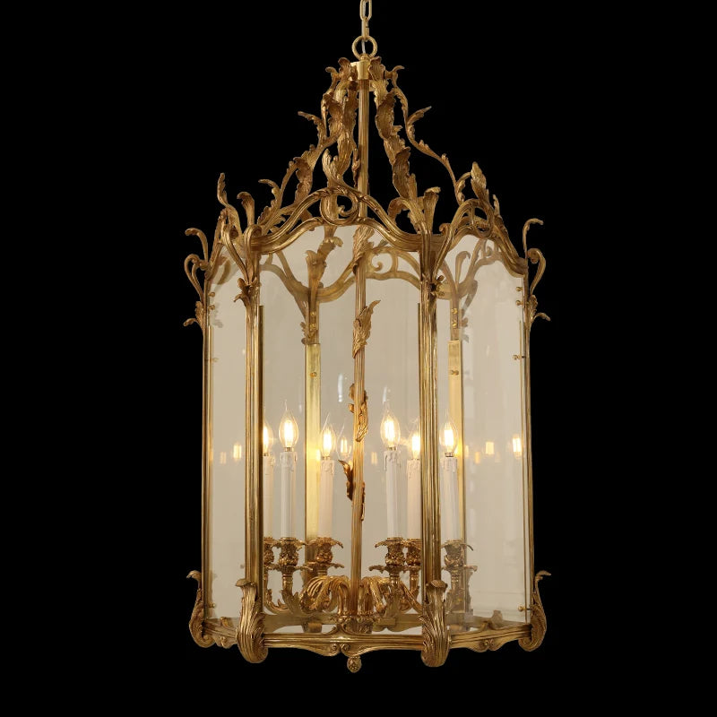 Aubelle Brass Lantern Pendant