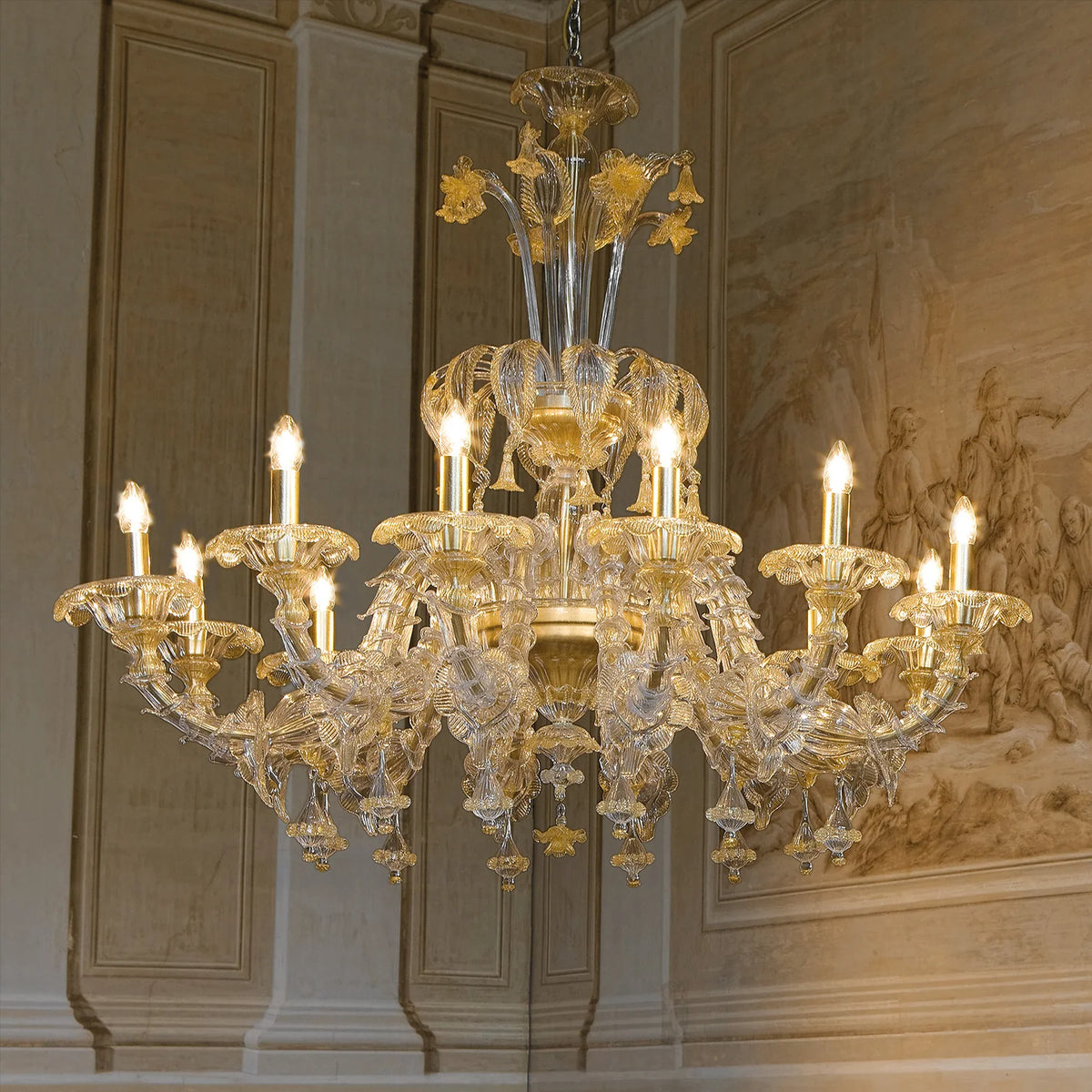 Rezzonico 2A Murano Crystal Chandelier