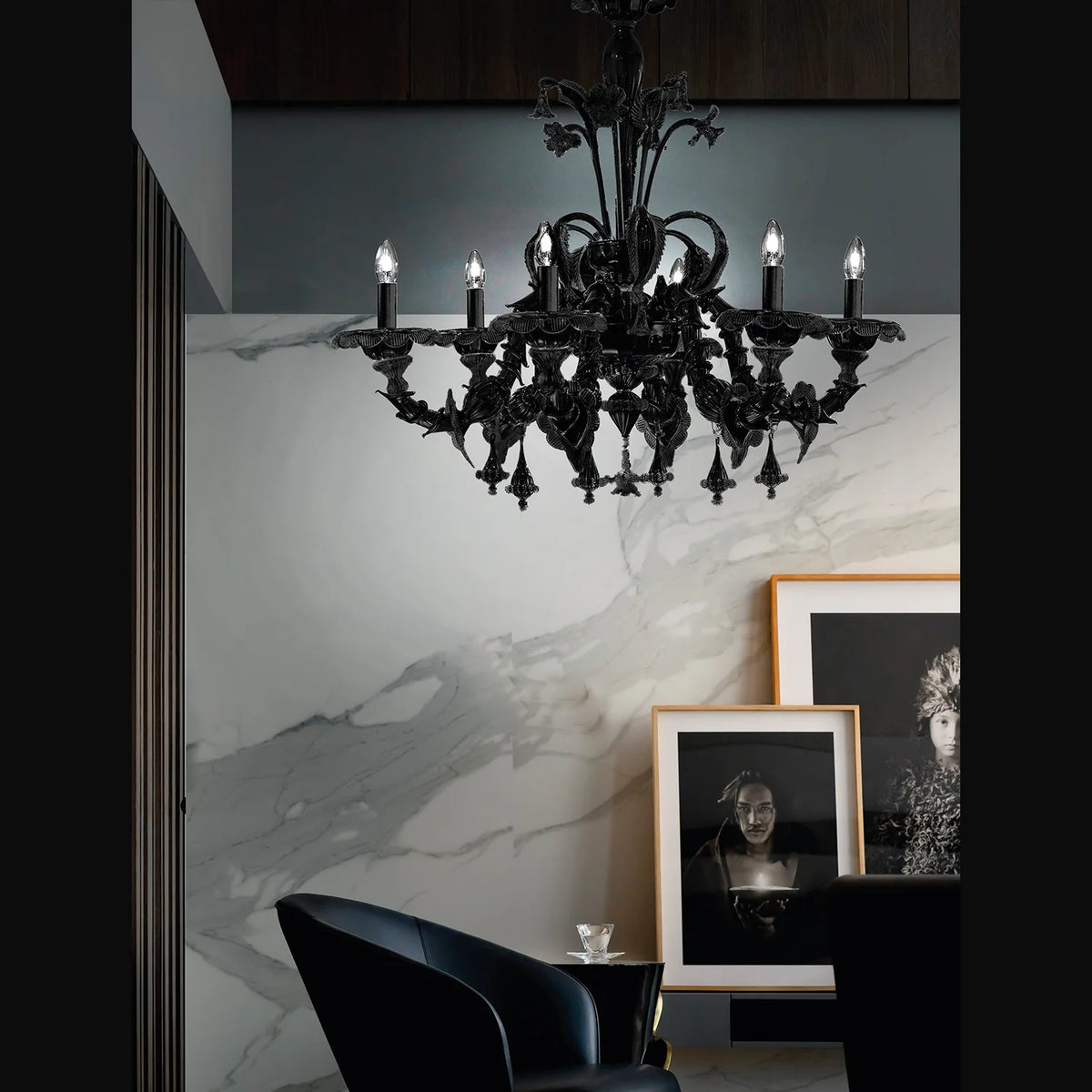 Rezzonico 2A Murano Crystal Chandelier
