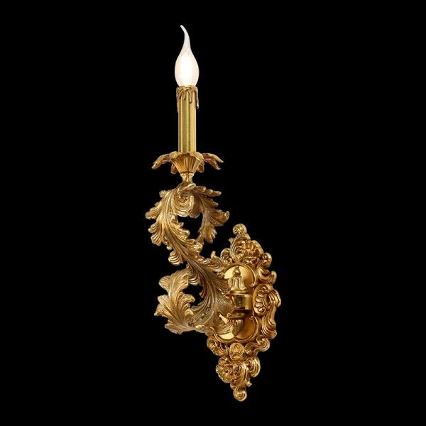 Roselle Brass Sconce