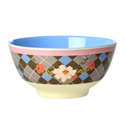 Medium Bowl - Brown - Gorgeous Tile Print
