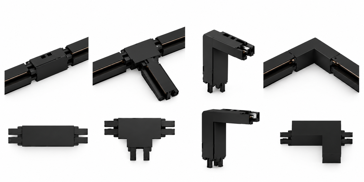 Ultra-Thin Magnetic Track Connectors